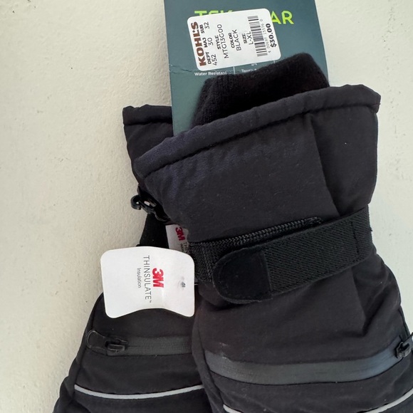 Tek Gear Black Winter Gloves - Picture 8 of 8